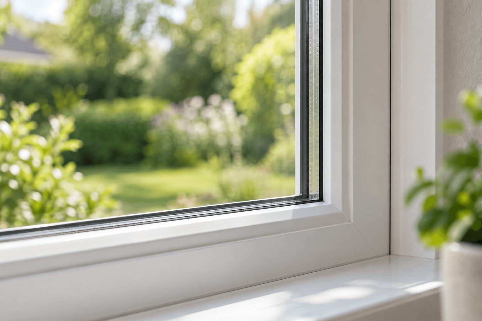 Illustrative insulated glass window detail