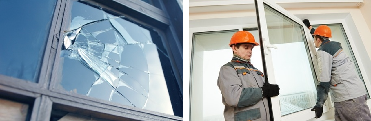 Glass Repair Service - Broken Glass